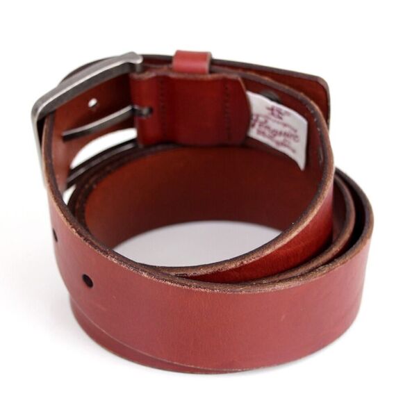 Penguin BROWN GENUINE LEATHER 1 1/2"Wd CASUAL DRESS MEN'S BELT Sz 38/95 (A11 - Picture 4 of 14